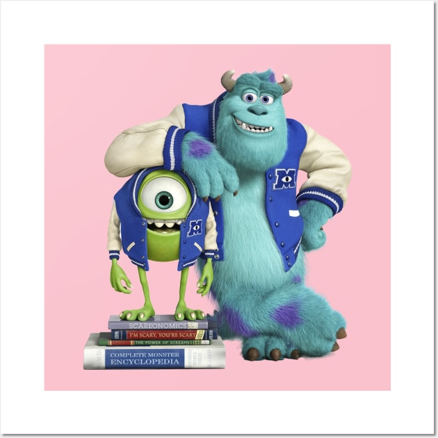 Monsters University Wall Art by Invisibleman17